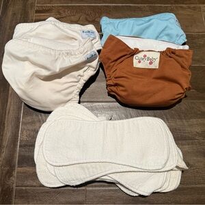 Fuzzibunz elite pocket cloth diapers & insert lot
